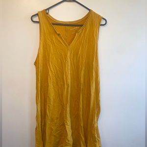 Yellow swim cover up